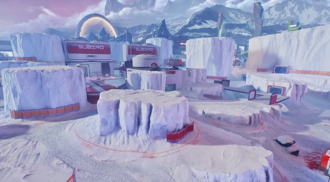 Splitgate 2 · Glacier art d'environnement 2