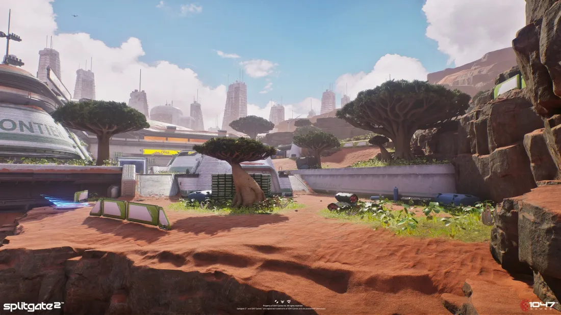 Splitgate 2 · Frontier art d'environnement 1