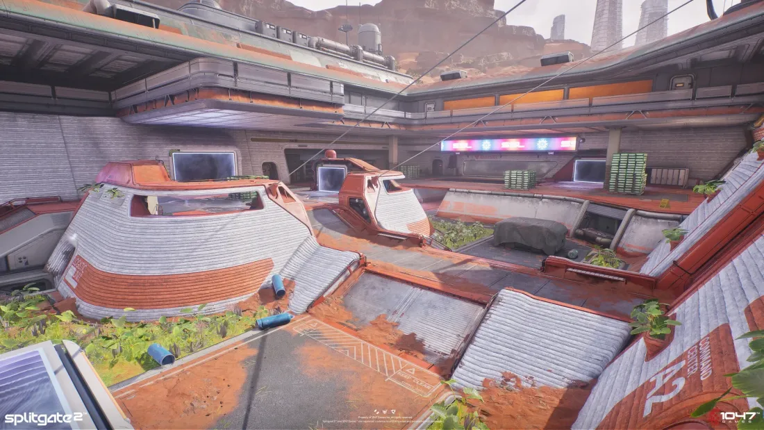 Splitgate 2 · Frontier art d'environnement 4